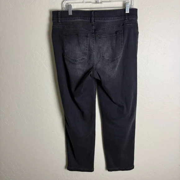 Spanx Vintage Black Straight Leg Ankle Jean XL 20355R - Picture 6 of 16